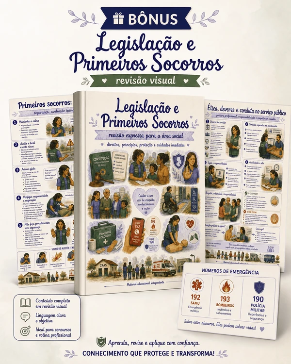 Bônus de legislação e primeiros socorros