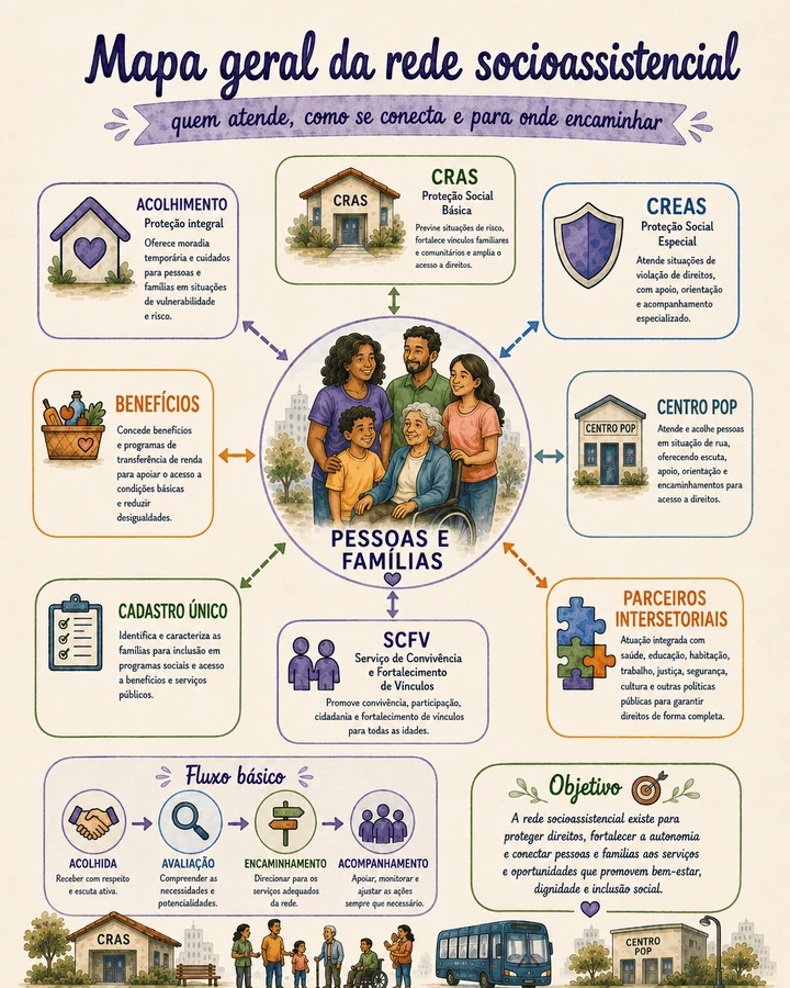 Amostra visual do material de preparação para o SEDES-DF